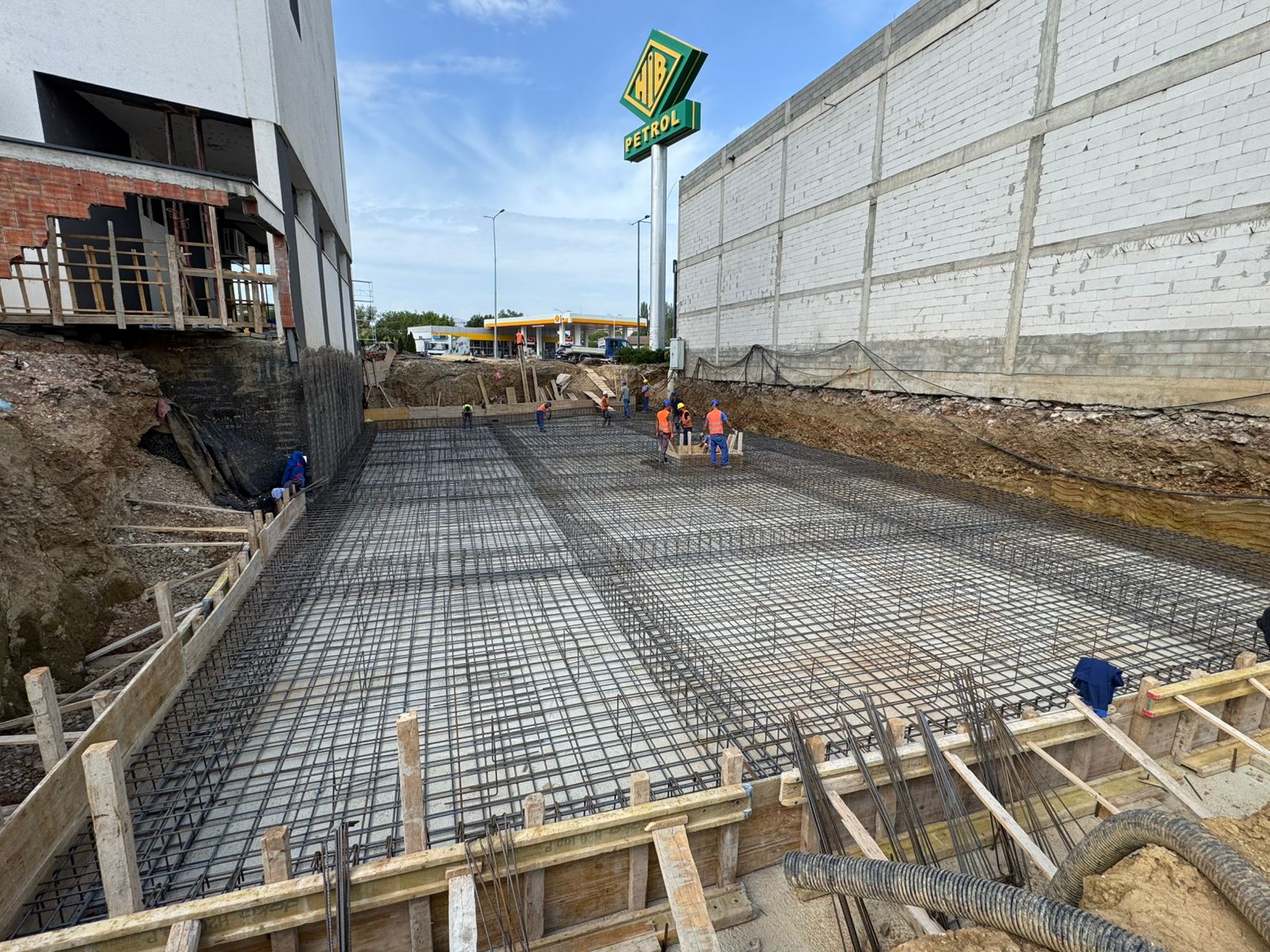 Construction crew